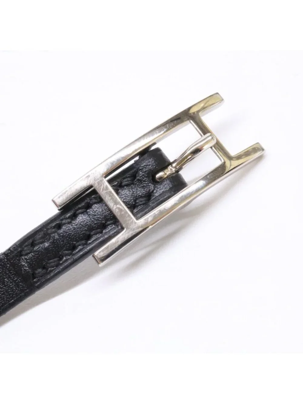 Hermes Behapi Triple Strand Leather Bracelet